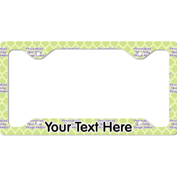 Custom Design - License Plate Frame - Style C
