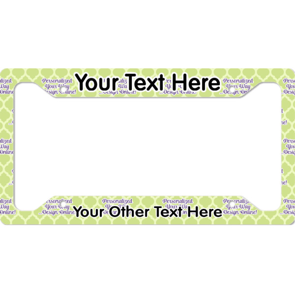 Custom Design Your Own License Plate Frame