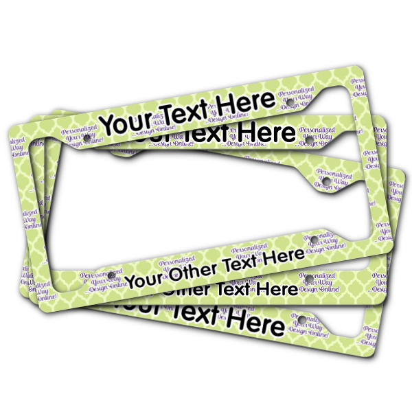 Custom Design - License Plate Frames - Parent/Main