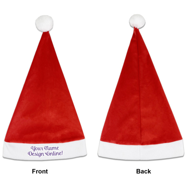 Custom Design - Santa Hats - Front and Back (Single Print) APPROVAL