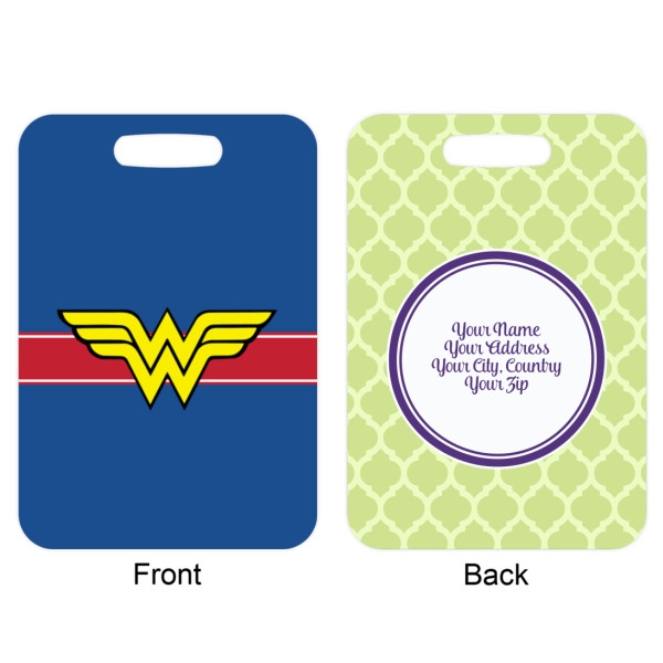 Custom Design - Metal Luggage Tag - Approval