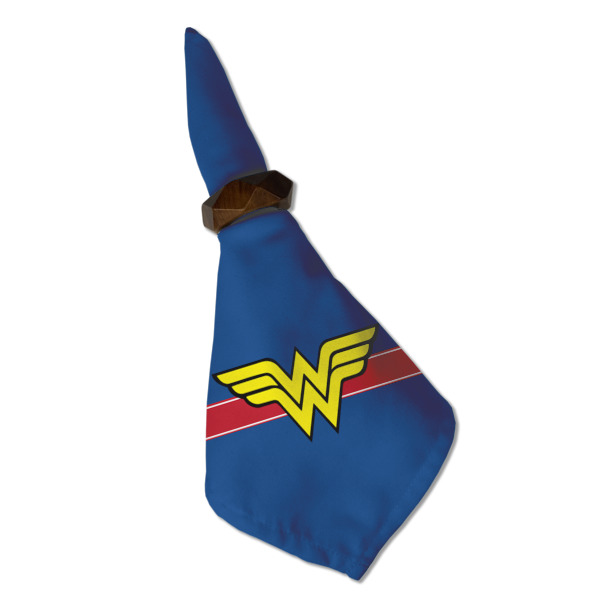 Custom Design - Cloth Napkins - Personalized Dinner (Folded in Ring) (MAIN)