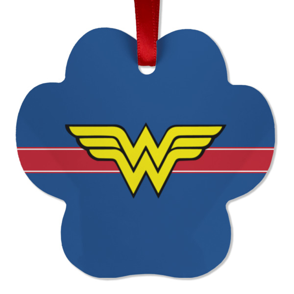 Custom Design - Metal Paw Ornament - Front