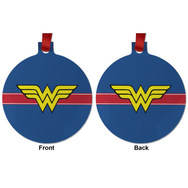 Custom Design - Metal Ball Ornament - Front and Back