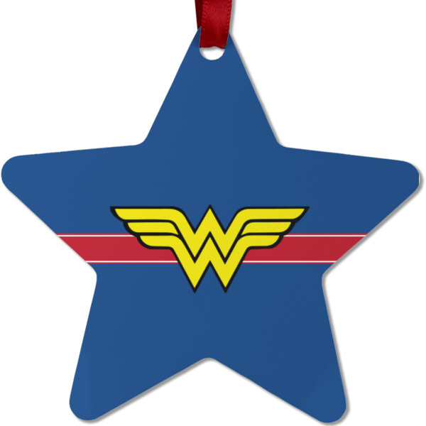 Custom Design - Metal Star Ornament - Front