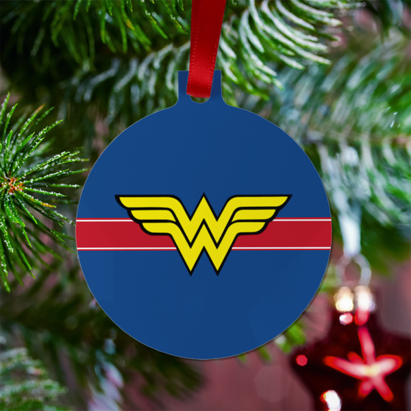 Custom Design - Metal Ball Ornament - Lifestyle