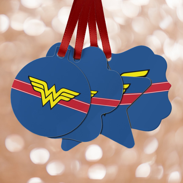 Custom Design Your Own Metal Ornaments - Double-Sided