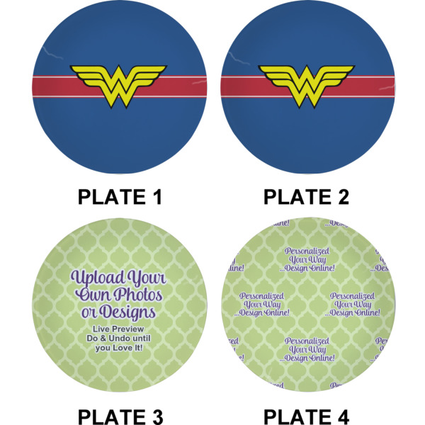 Custom Design - Set of Appetizer / Dessert Plates (Approval)