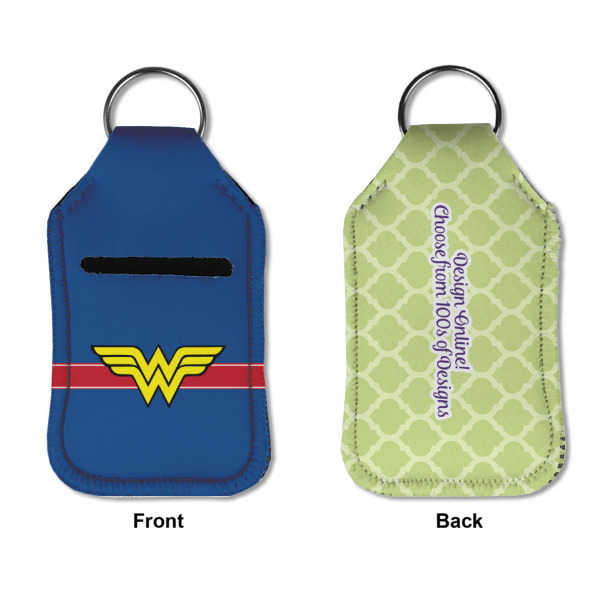 Custom Design - Sanitizer Holder Keychain - Small APPROVAL (Flat)