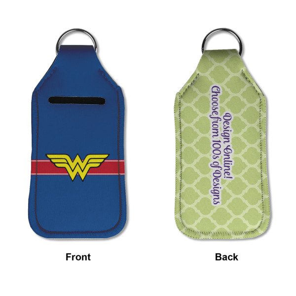 Custom Design - Sanitizer Holder Keychain - Large APPROVAL (Flat)