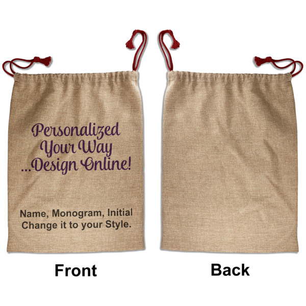 Custom Design - Santa Bag - Approval - Front