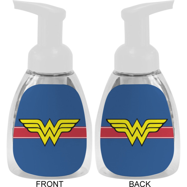 Custom Design - Foam Soap Bottle - White - Front & Back