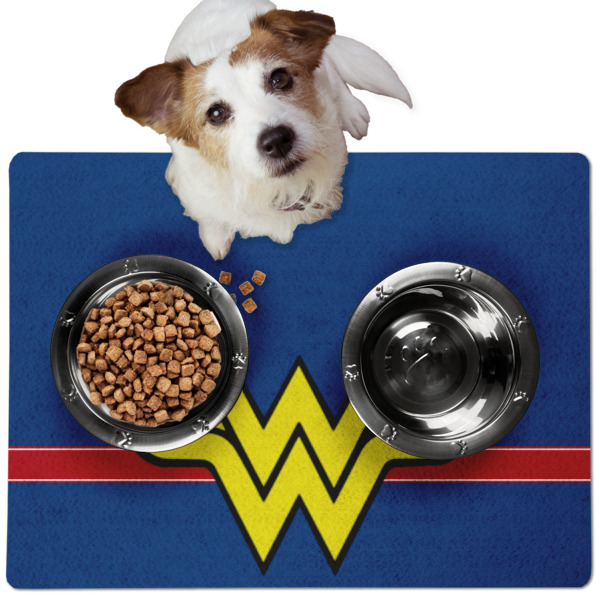Custom Design - Dog Food Mat - Medium LIFESTYLE