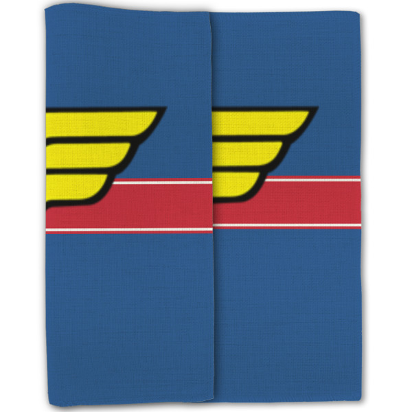 Custom Design - Linen Placemat - Double Sided - Folded Half