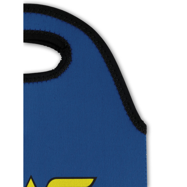 Custom Design - Double Wine Tote - Top Closeup