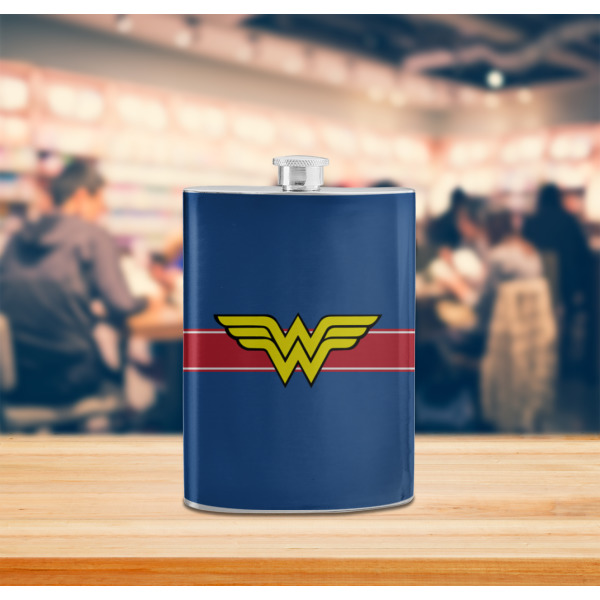 Custom Design - Stainless Steel Flask - LIFESTYLE 2