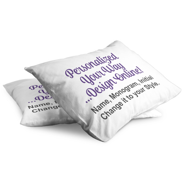 Custom Design - Full Pillow Case - TWO (partial print)