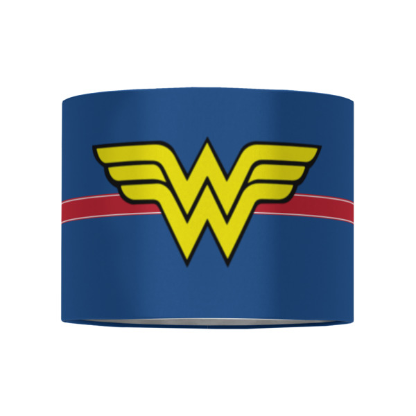 Custom Design - 8" Drum Lampshade - Front (Fabric)