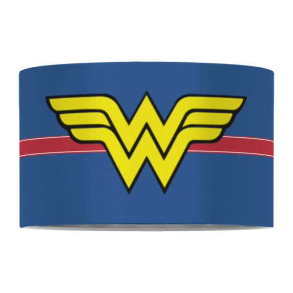 Custom Design - 12" Drum Lampshade - FRONT (Fabric)