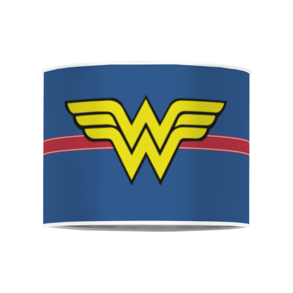 Custom Design - 8" Drum Lampshade - FRONT (Poly Film)