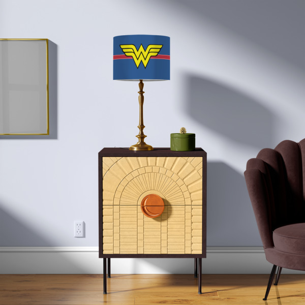 Custom Design - 8" Drum Lampshade - LIFESTYLE