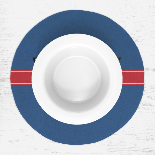 Custom Design - Round Linen Placemats - LIFESTYLE (single)