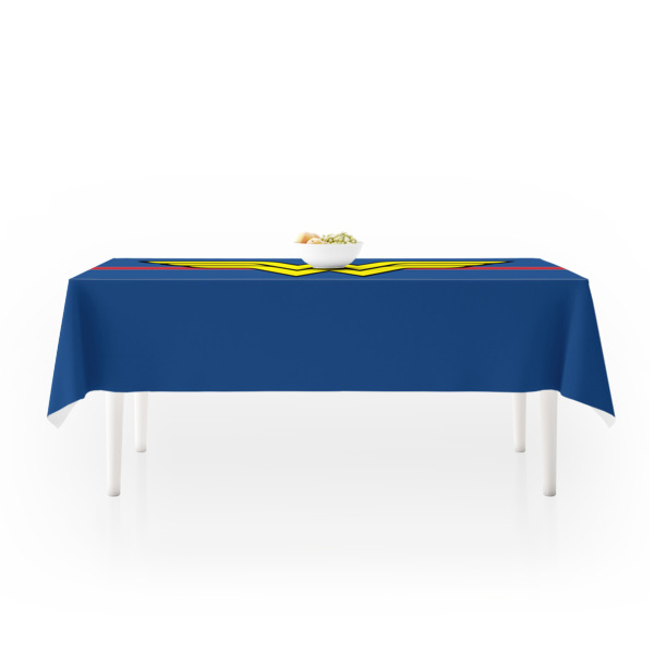 Custom Design - Tablecloths (58"x102") - LIFESTYLE (side view)