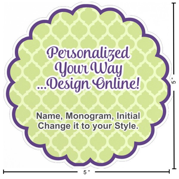 Custom Design - Custom Shape Iron On Patches - L Patch w/ Measurements