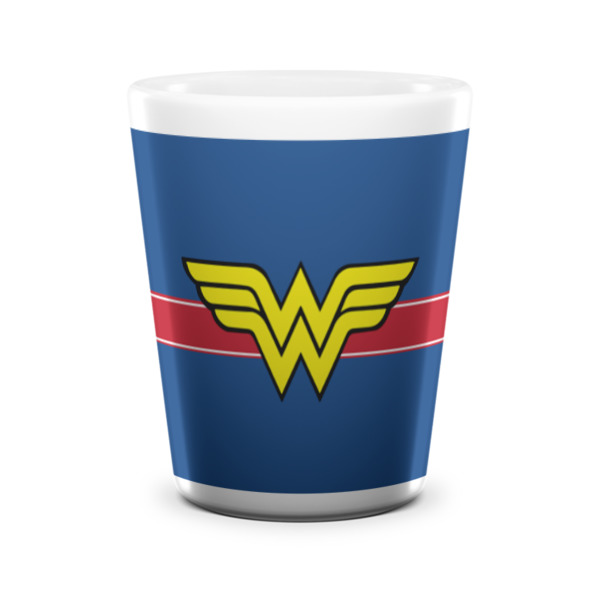 Custom Design - Ceramic Shot Glass - White - Front