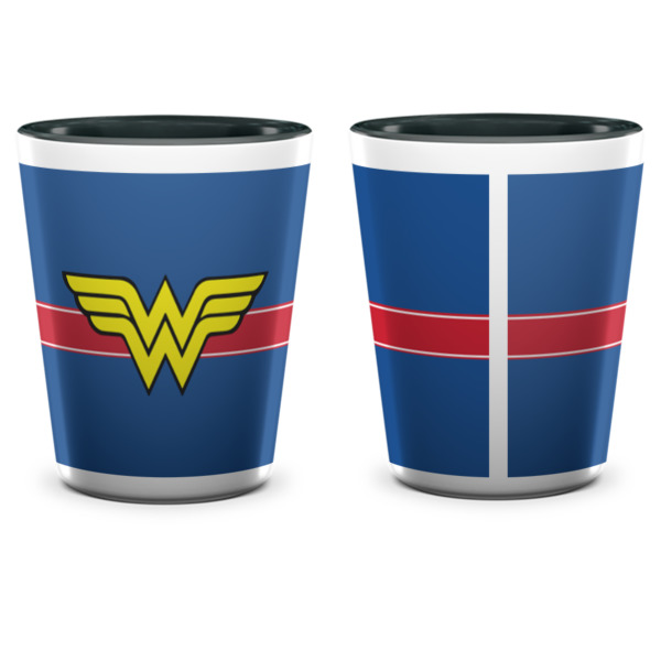 Custom Design - Ceramic Shot Glass - Two Tone - Front & Back