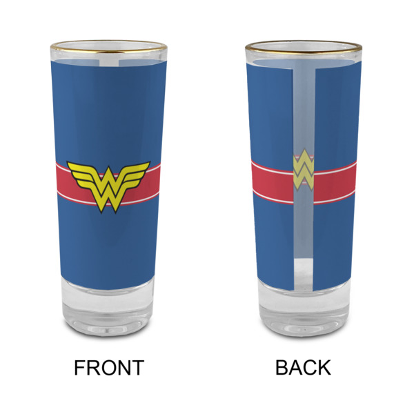 Custom Design - Glass Shot Glass - 2oz - Single - Front & Back