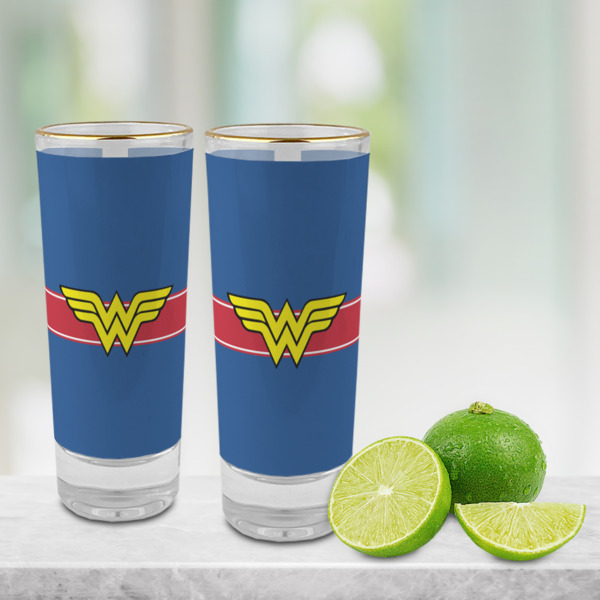 Custom Design - Glass Shot Glass - 2oz - Lifestyle