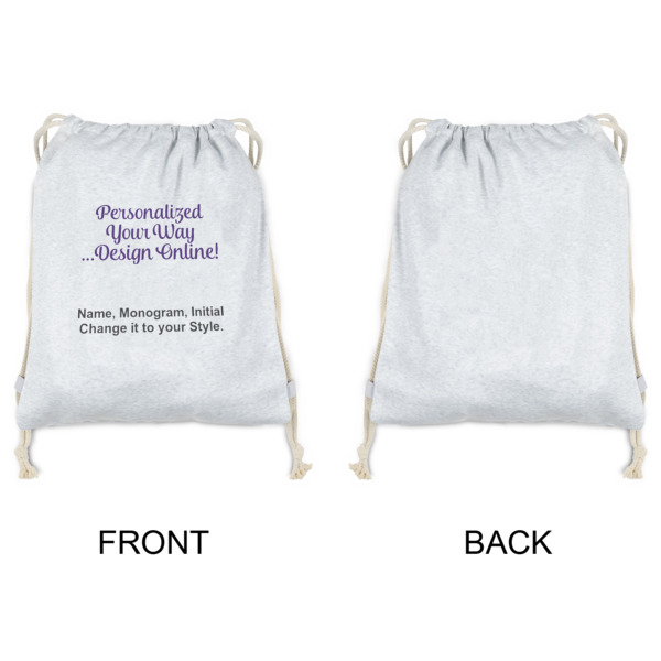 Custom Design - Drawstring Backpacks - Sweatshirt Fleece - Single Sided - APPROVAL