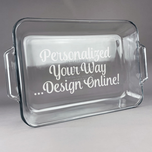 Custom Design Your Own Glass Baking and Cake Dish