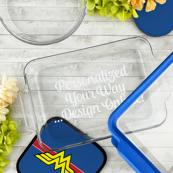 Custom Design - Glass Baking Dish - 13"x9" - Lifestyle