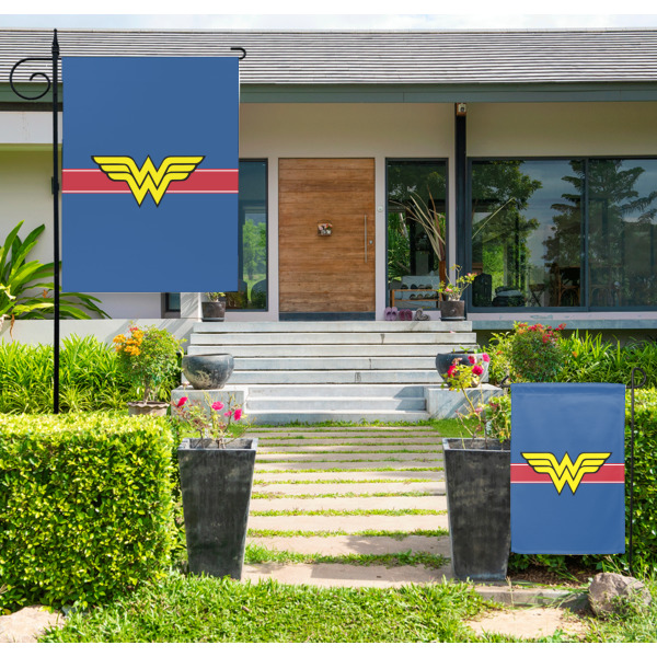 Custom Design - Large and Small Garden Flag - LIFESTYLE