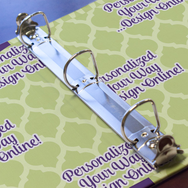 Custom Design - 3 Ring Binders - Full Wrap - 1" - Detail