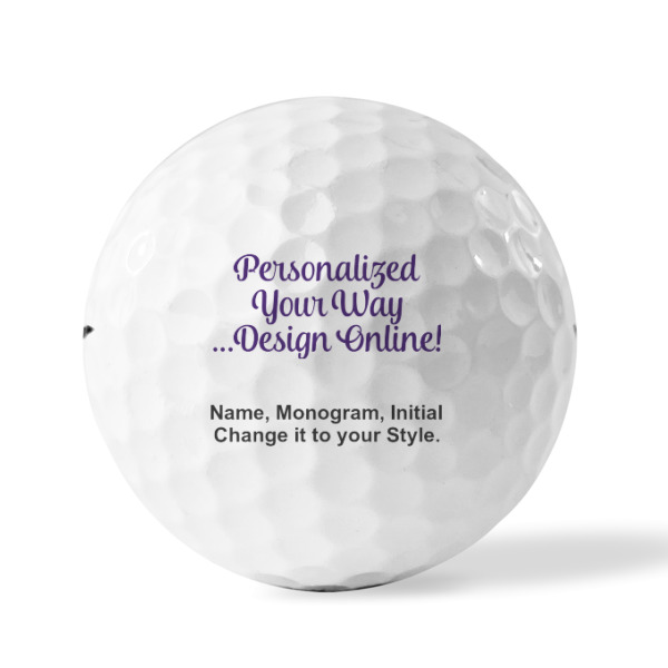 Custom Design - Golf Balls - Titleist - Set of 12 - FRONT