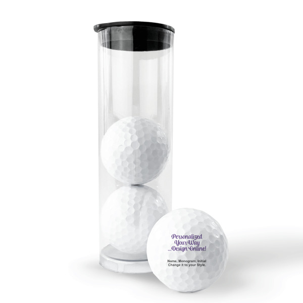 Custom Design - Golf Balls - Generic - Set of 3 - PACKAGING