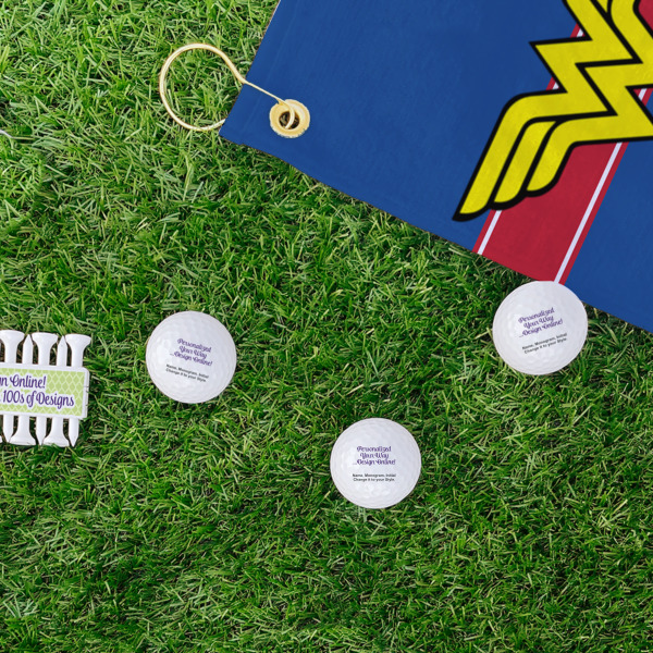 Custom Design - Golf Balls - Generic - Set of 3 - LIFESTYLE