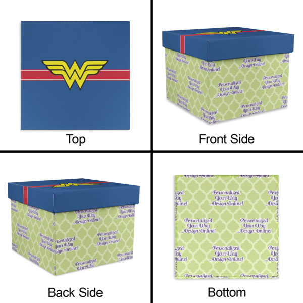 Custom Design - Gift Boxes with Lid - Canvas Wrapped - Medium - Approval