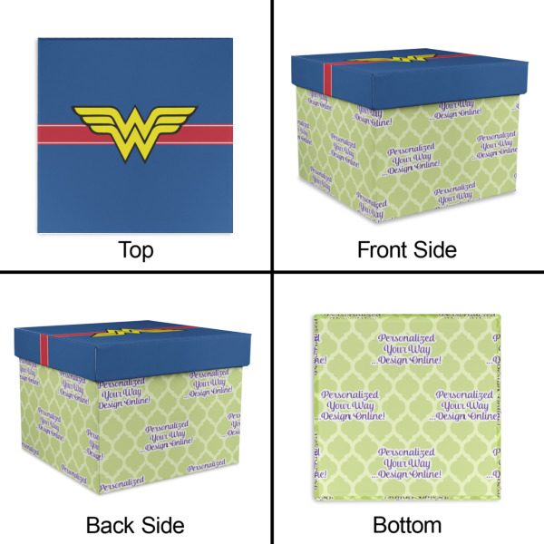 Custom Design - Gift Boxes with Lid - Canvas Wrapped - Small - Approval