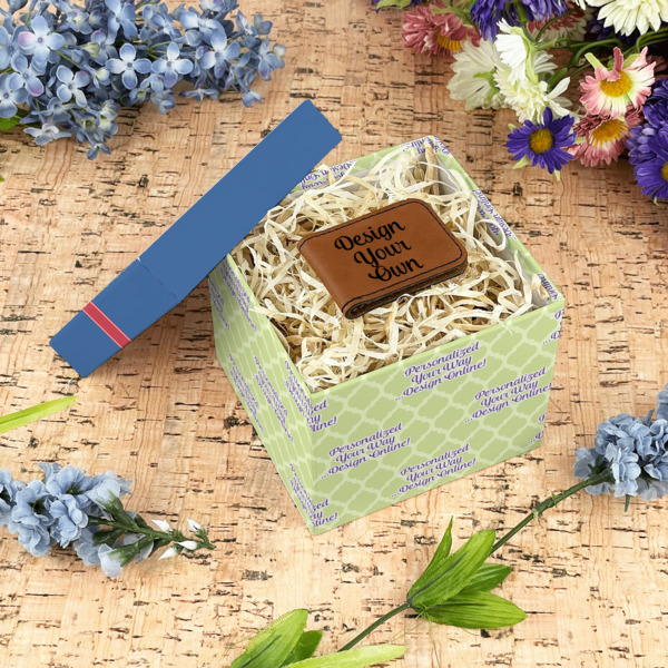 Custom Design - Gift Boxes with Lid - Canvas Wrapped - Small - In Context