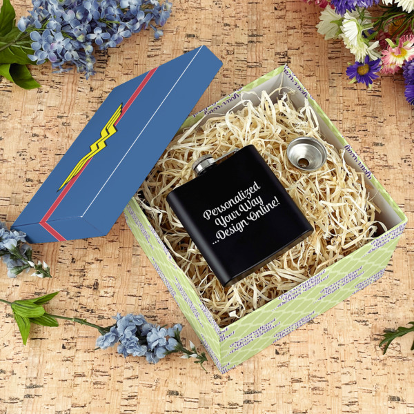 Custom Design - Gift Boxes with Lid - Canvas Wrapped - Large - In Context