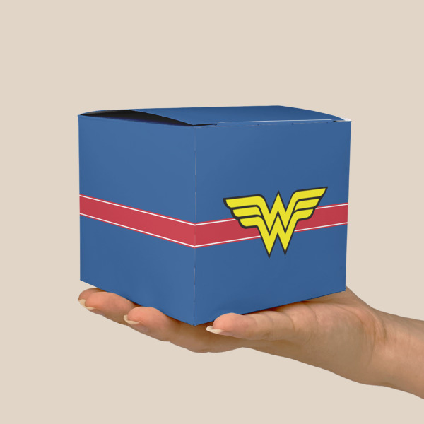 Custom Design - Cube Favor Gift Box - Scale View