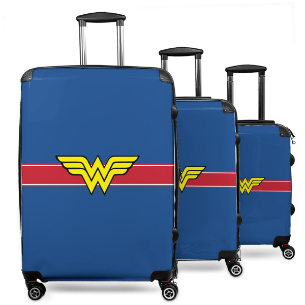 Custom Design Your Own 3-Piece Luggage Set - 20" Carry On - 24" Medium Checked - 28" Large Checked