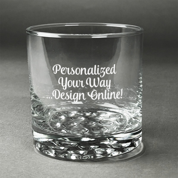 Custom Design Your Own Whiskey Glass - Engraved