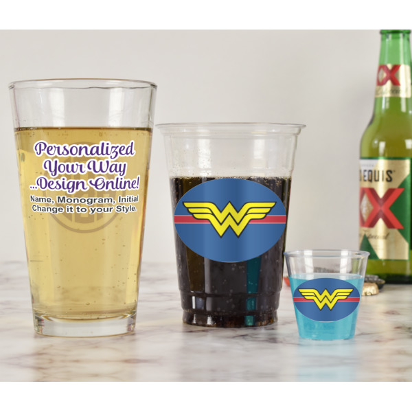Custom Design - Pint Glass - Two Content - In Context