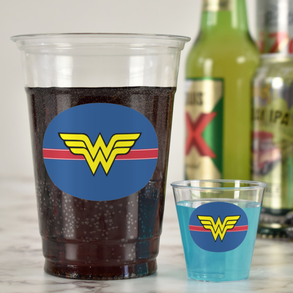 Custom Design - 16oz Party Cup & Plastic Shot Glass - In Context