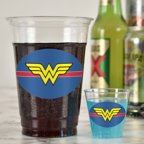 Custom Design - Plastic Shot Glasses - In Context